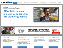 Tablet Screenshot of liftoffonline.com
